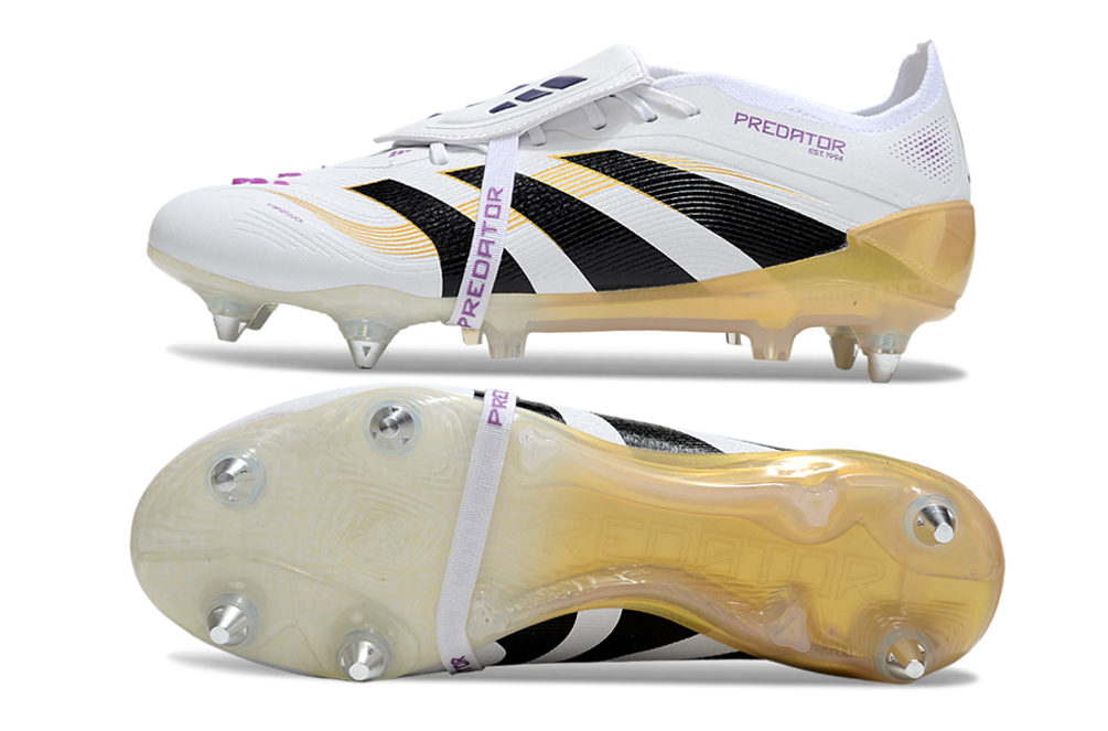 Chuteira Adidas 25 Predator Elite Tongue Trava Mista