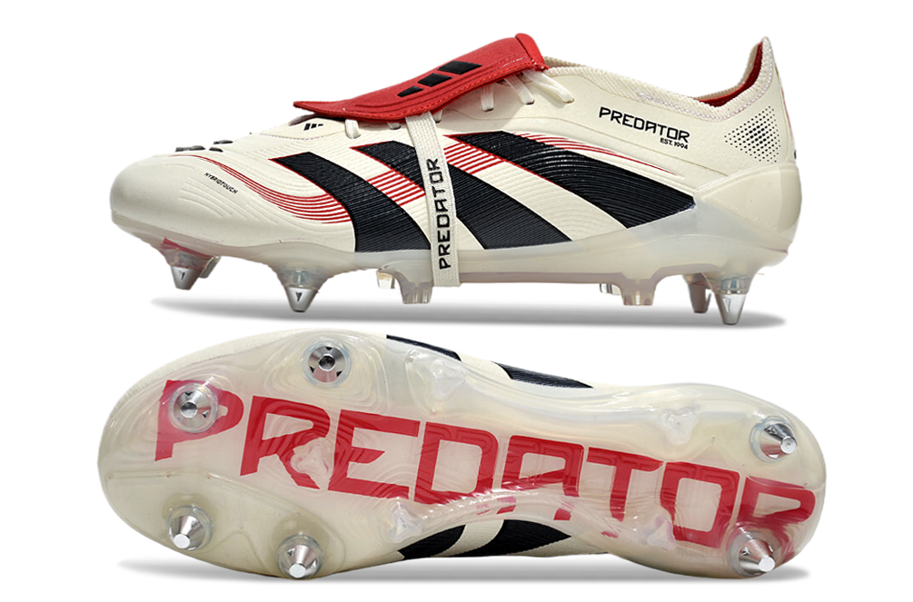 Chuteira Adidas 25 Predator Elite Tongue Trava Mista