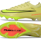 Chuteira Nike Green Air Zoom Mercurial Vapor XV Low Elite Campo