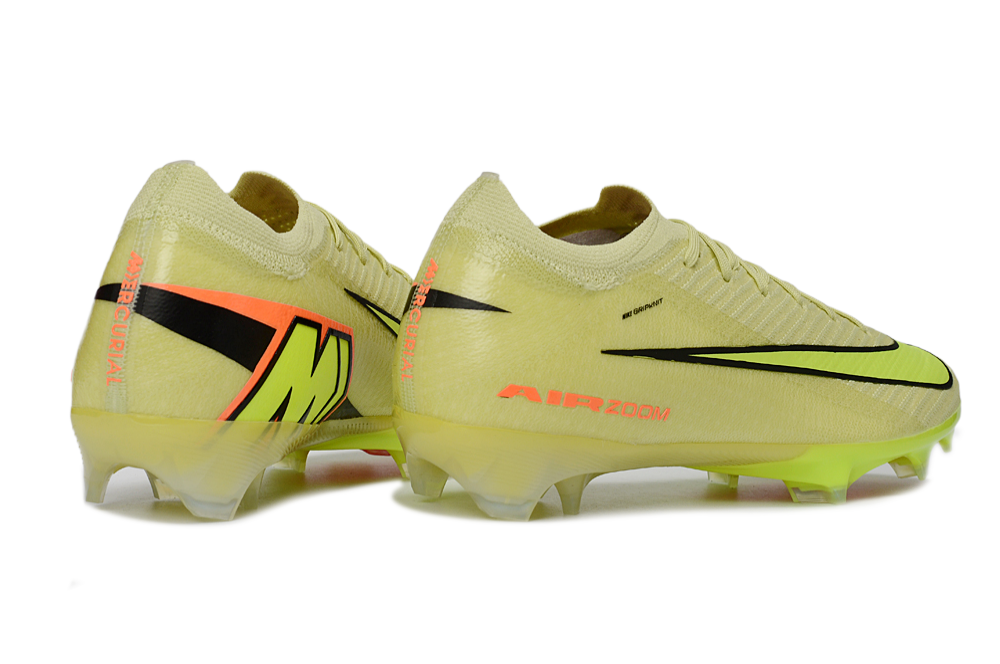 Chuteira Nike Green Air Zoom Mercurial Vapor XV Low Elite Campo