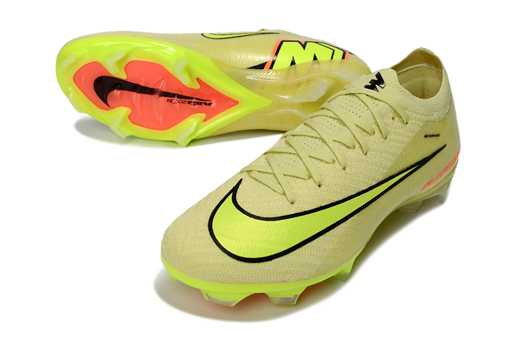 Chuteira Nike Green Air Zoom Mercurial Vapor XV Low Elite Campo