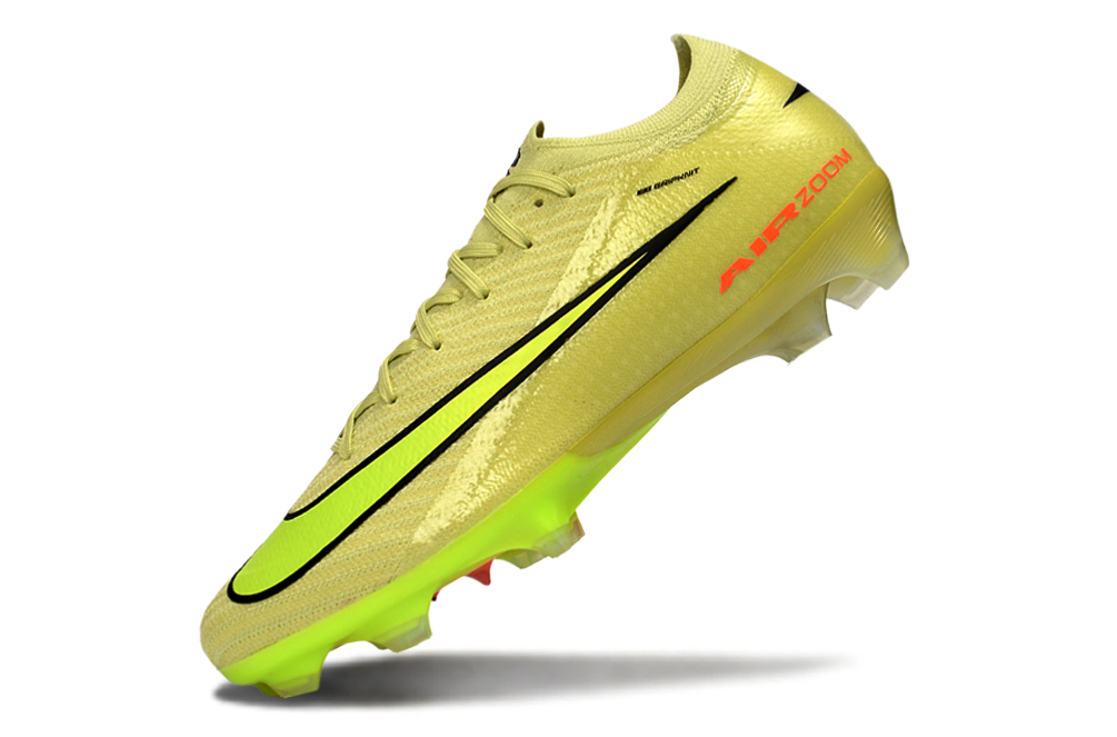 Chuteira Nike Green Air Zoom Mercurial Vapor XV Low Elite Campo